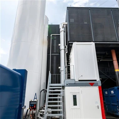 Impianto di produzione di Co2 liquida